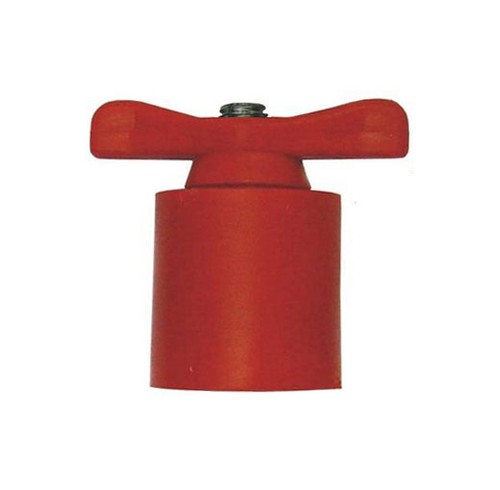 Batteriehahn hülse rot - batteriehahn,